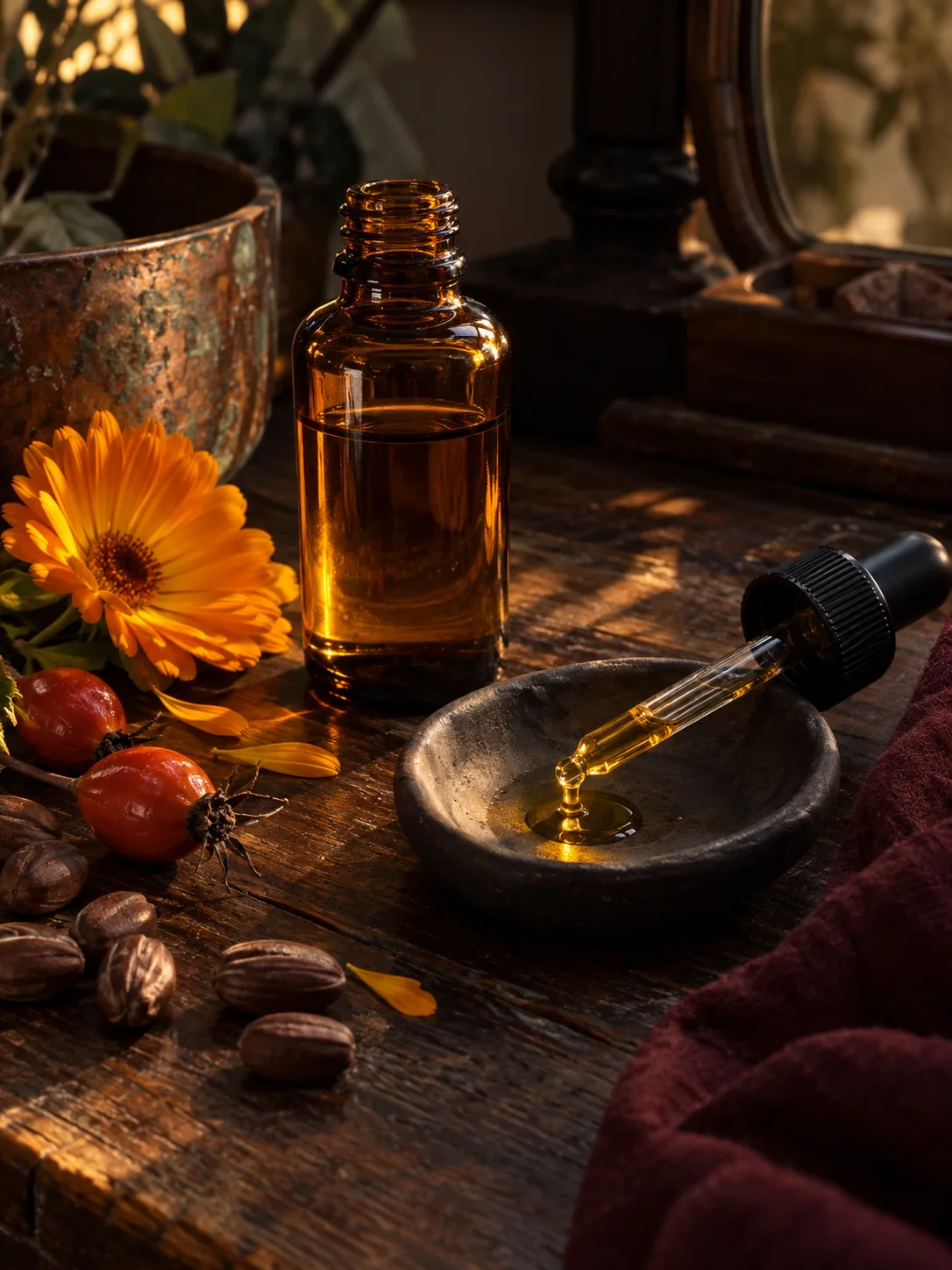 Le sérum floral du soir