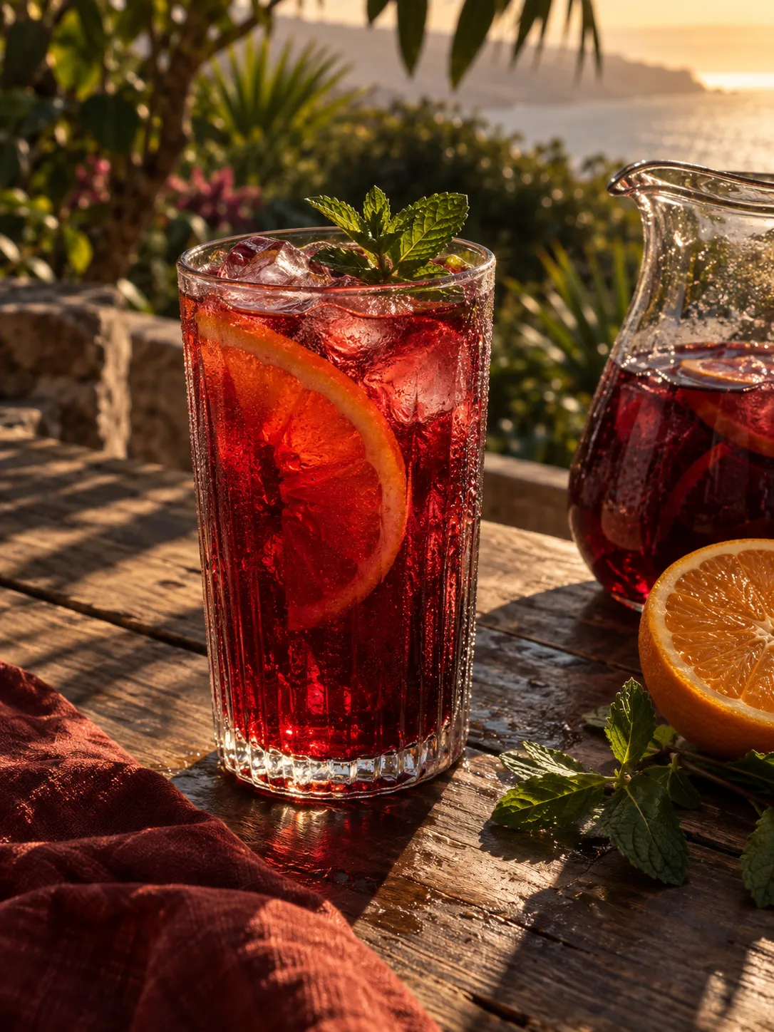 Le verre rouge de la fin d’après-midi